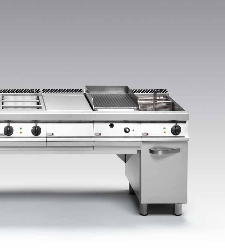 ŘADA 700 Řada 700 nabízí profesionálním kuchařům: kvalitu a funkčnost, při optimálním využití prostoru.