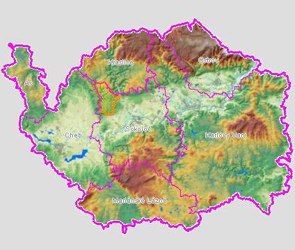 A. NÁZEV OBCE Název části obce (ZSJ): Mapa A: Území obce Přehledová mapka Kód části obce PRVK: CZ41.349.417.115.