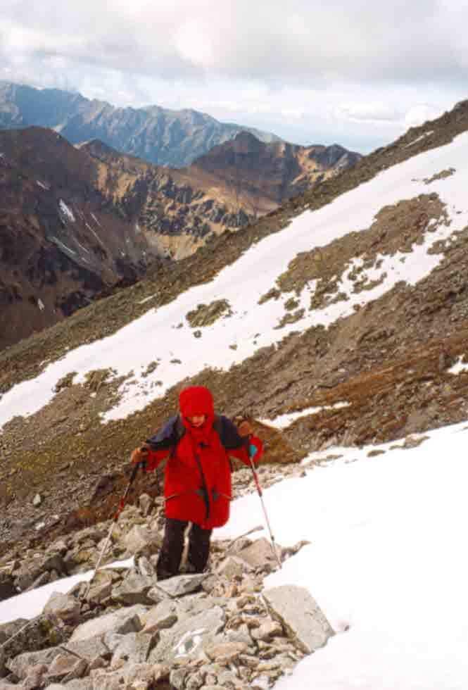 2. den našeho pobytu ve V.Tatrách byly dvě trasy - přes Sedielko a na Skalnaté pleso.