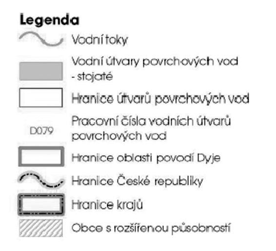 o dotaci z programu MZe 129120 Jihlava, Třebíč - zvýšení kapacity koryta, II. etapa Navržená kapacita Q n Kraj Předp.. náklady [mil.