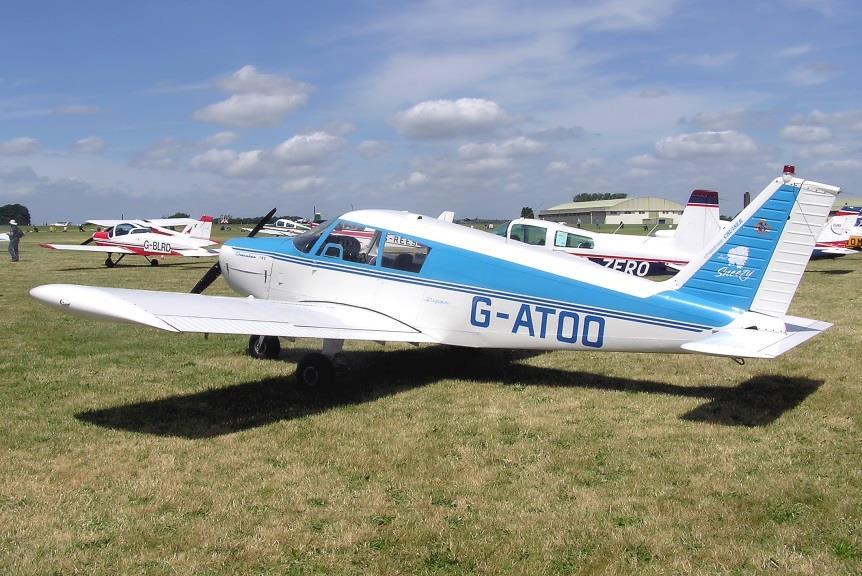 1.1.2 Piper PA-28 Cherokee Piper PA-28 je čtyřmístný celokovový letoun vyráběný od roku 1961 určený pro pilotní výcvik, vzdušné taxi a pro osobní použití.