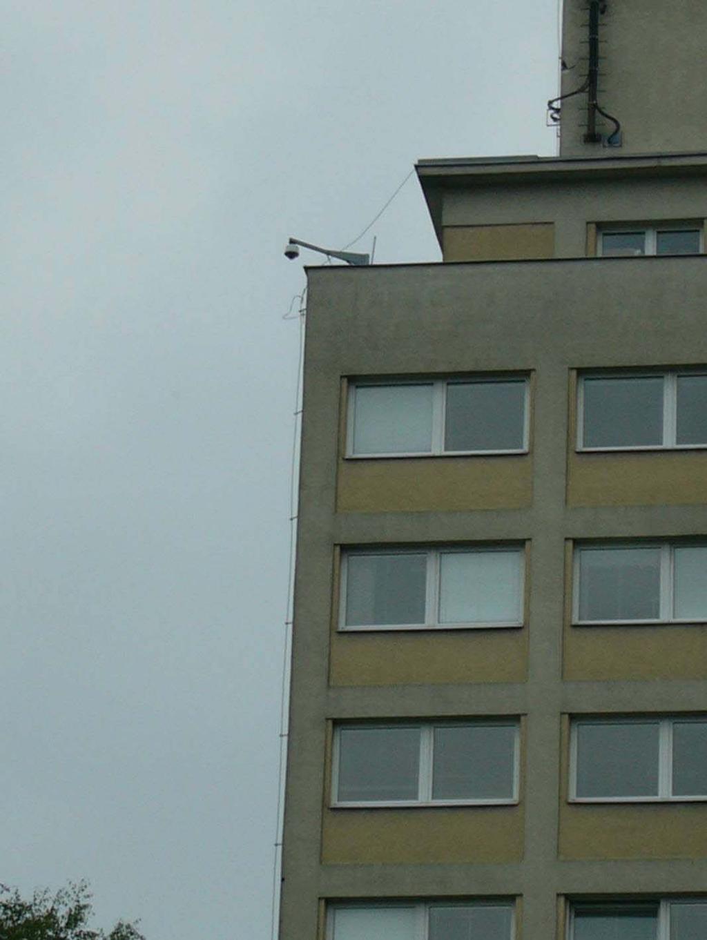 KAMEROVÝ BOD 8 ÚŘAD PRÁCE Umístění kamery STÁVAJÍCÍ STAV Kamerový bod 8 se nachází na ulici tř.