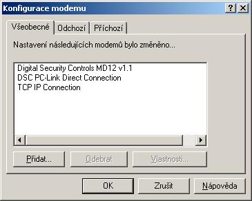 V menu Konfigurace modemu se pak nastavuje IP adresa PC, kde je spuštěný pomocný SW (Reporter IP nebo IP-Link).