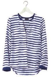 Otevřené lemování na límci. Sedlo s protizáhybem. 100% polyester. Vel.