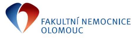 Níže uvedeného dne, měsíce a roku uzavřeli Fakultní nemocnice Olomouc státní příspěvková organizace zřízená Ministerstvem zdravotnictví ČR rozhodnutím ministra zdravotnictví ze dne 25.11.1990, č.j.
