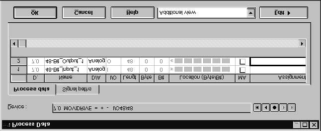 14: Přiřazení dat procesu sběrnice INTERBUS a programových adres SPS 03718AXX Příklad programu (STEP7) pro řízení pohonového měniče