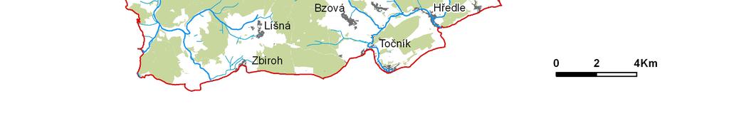 Maloplošná zvláště chráněná území / small-sized especially protected areas: 1 PR Prameny Klíčavy 10 PR U