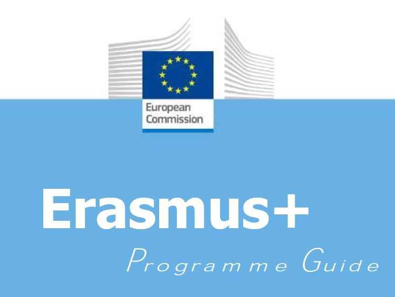 Více informací: 2017 Erasmus+: Příručka k programu http://ec.
