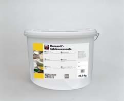 / 70 x 5 kg KEIM Romanit vápenné produkty Romanit Schlämmzusatz: zahušťovací přísada do barvy KEIM Romanit Farbe při výskytu vlasových trhlin a strukturních rozdílů.