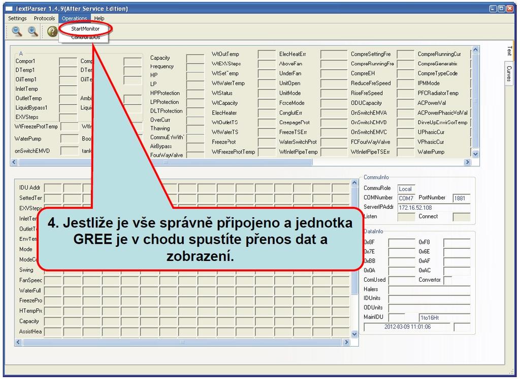 GREE Text Parser a uvedení do provozu 6.