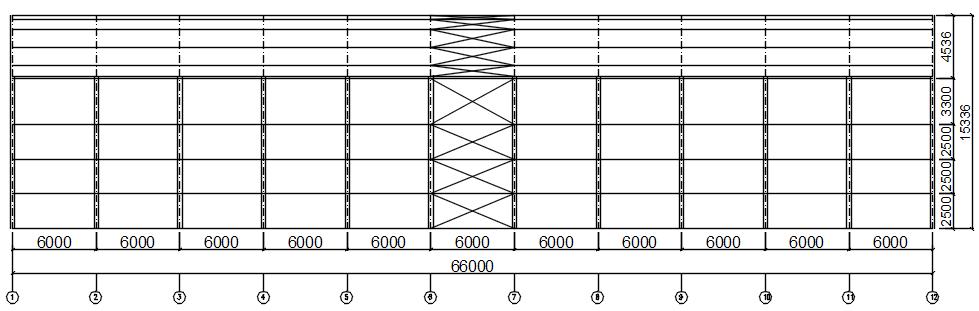 prutů, jmenovitých rozměrů průřezů a hustoty oceli = 7850 kg/m 3 Celková hmotnost: 300 000 kg,