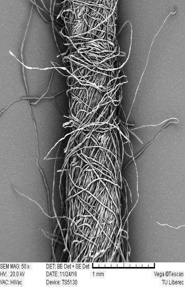 150tex- am=75 m -1 ktex 2/3