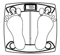 Stand evenly on the scale without moving and wait until your weight shown on display is stable and locked. Step off the scale when 0.