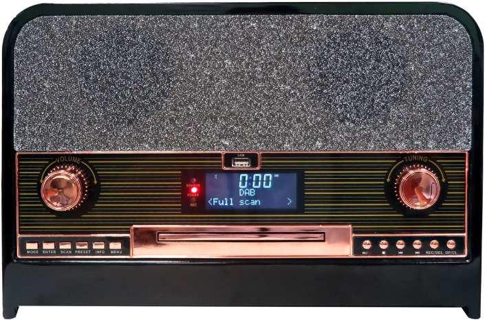 Vlastnosti Nahrávání přímo z DAB, CD, BT, AUX IN na USB disk až 32GB DAB a FM rádio s LCD displejem Přehrávání hudby & nahrávání přes Bluetooth 2.