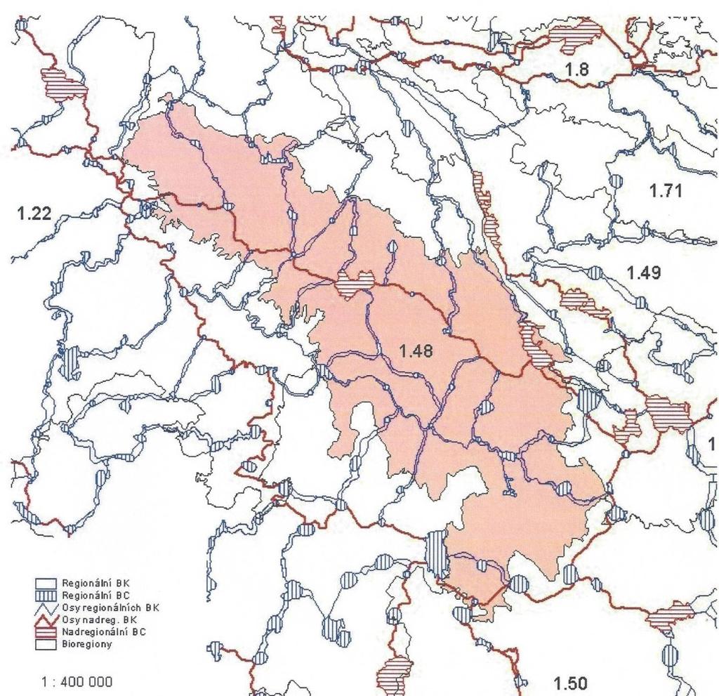 submontánní, klima je relativně srážkově nadbytkové, reliéf je spíše plochý než svažitý, podklad chudý, krajina je zemědělská i lesnatá.