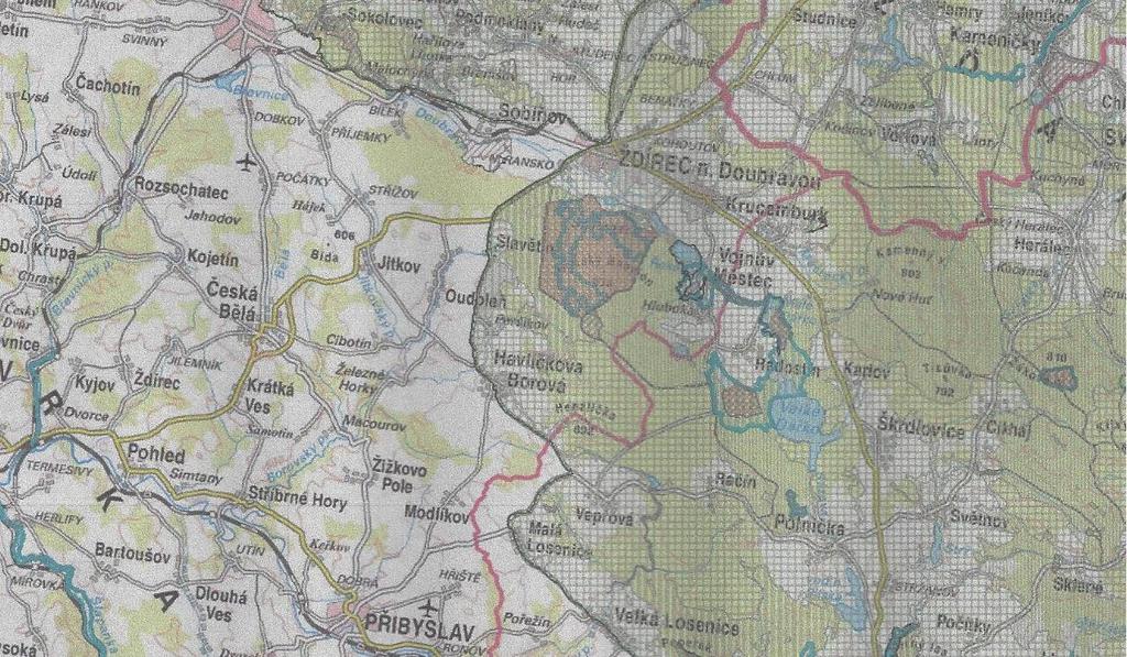 Mapka lokalit NATURA 2000 C.II.8.