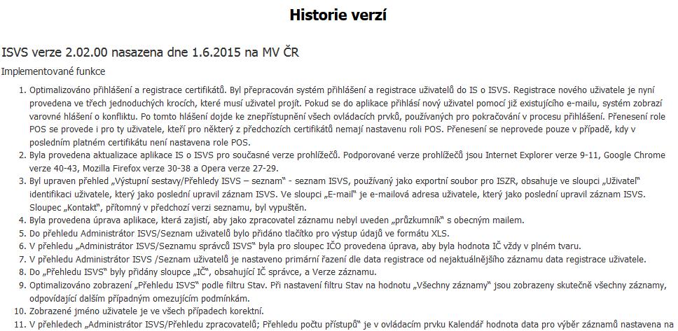 13 Historie verzí 13.