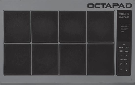 Legenda OCTAPAD 1985 byl rok, kdy Roland ohlásil nástup revolučního perkusního nástroje OCTAPAD (PAD-8).
