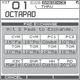 Kopírování sady Jak zkopírovat aktuálně zvolenou sadu. 1. Zvolte zdrojovou sadu. 2. Na obrazovce KIT zvolte QUICK MENU Copy Kit (str. 15). 3. Stiskem tlačítka 3 (OK) zkopírujete sadu. 4.