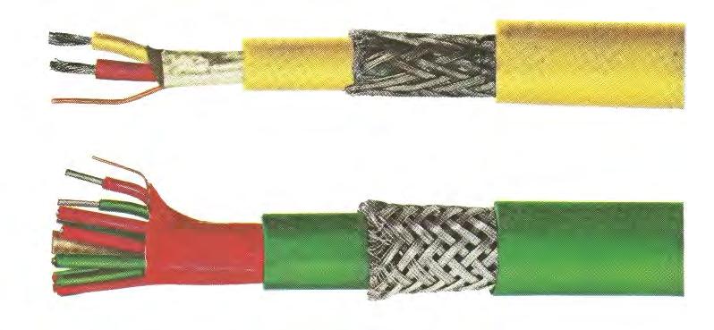 Vedení pro snímače teploty V0/18 Vedení izolovaná PVC PVC-insulated Cables Teplotní odolnost izolace od Teplotní odolnost izolace od -10 C do +105 C (JFJPJ) Temperature limit of the insulation from