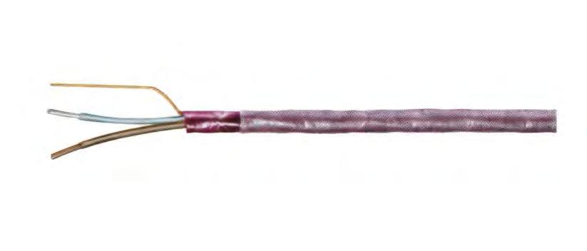 Vedení pro snímače teploty V0/18 Vedení izolované teflonem Teflon-insulated Cables Teplotní odolnost izolace od -00 C do +05 C Temperature limit of the insulation from -00 C to +05 C 1.