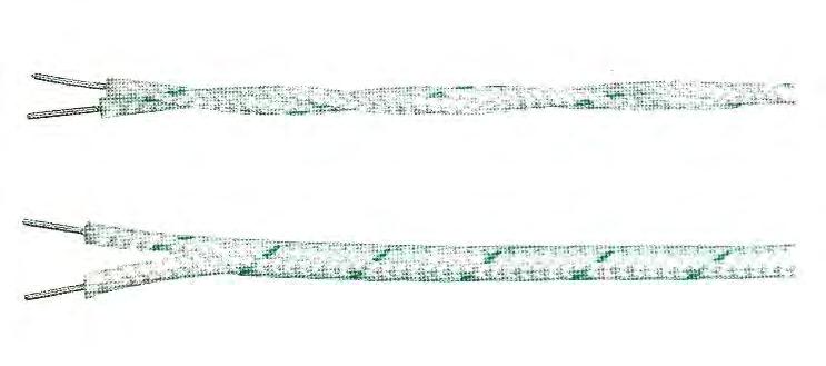 Vedení pro snímače teploty V0/18 Vedení izolovaná minerálním vláknem Mineral Fibre -insulated Cables Teplotní odolnost izolace od -0 C do +100 C Temperature limit of the insulation from -0 C to