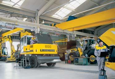 Výkonný servis Znalosti znamenají hodnoty Solidní základna S koupí teleskopického nakladače Liebherr zákazník zároveň získává kvalitní a dlouhodobé partnerství.