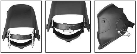 Technická specifikace Zorné pole: 98x43mm, širší výhled, 2 optické snímače Velikost filtru: 110x90x9 mm (4,33 "x3,54" x0,35 ") UV / IR ochrana: do DIN 16 při provozu Světelný stav: DIN 4 zatemnění