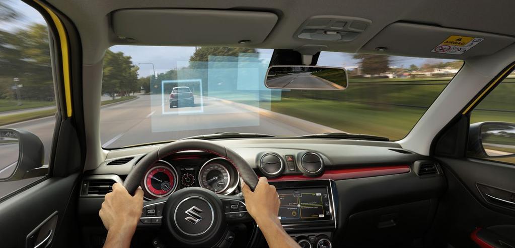 Bezpečnost a praktičnost Suzuki Safety Support Suzuki Safety Support je komplex asistenčních technologií, které zvyšují bezpečnost v nouzových situacích pomocí funkcí, jako je
