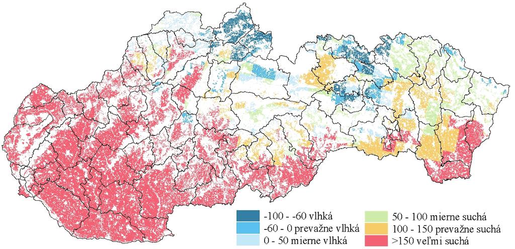 1a) a index zavlaženia (obr.