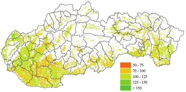 Prostredníctvom poznania dynamiky vegetačného indexu NDVI je možné analyzovať a následne interpretovať vývoj vegetácie (všeobecne) ako odozvu na vývoj počasia, t.j. je možné identifikovať a interpretovať všeobecné trendy vývoja vegetácie v danej vegetačnej sezóne.