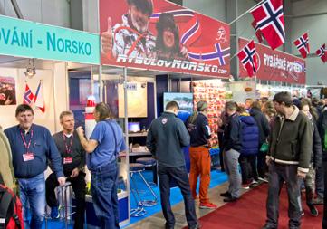 OF EXHIBITORS Michal Kučera, owner of the firm MIKBAITS The FOR FISHING Trade Fair is growing, year by year, into higher dimensions.