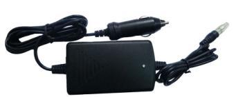 6 12 V DC auto-adaptér pro přijímač (volitelný) 4 m dlouhý kabel pro dobíjení Li-ion akumulátoru přijímače z auta.