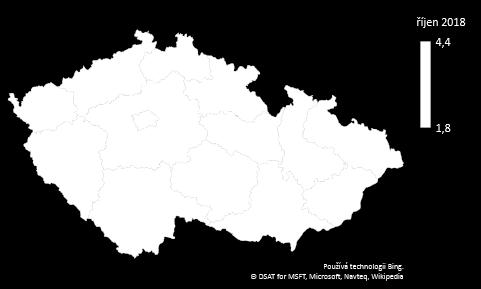 Trh práce -nezaměstnanost 8,0 6,0 4,0 2,0 6,6 5,4 6,1 4,9 4,1 3,2 6,7 6,6 6,8 5,5 5,3 4,1 3,0 2,8 2,1 Nezaměstnanost v Královéhradeckém kraji (2005 2018)