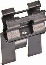 Obr. 7 Svorka DEHNclip pro spojení armování s páskem 30 4 mm vat, považuji DEHNclip v ochraně před bleskem za stejný milník, jakým bylo uvedení vodiče HVI na trh.