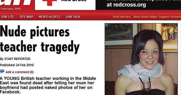 Sexting prostředek (Učitelka vypila kyselinu kvůli nahým fotkám na Facebooku 2010). Obrázek č.