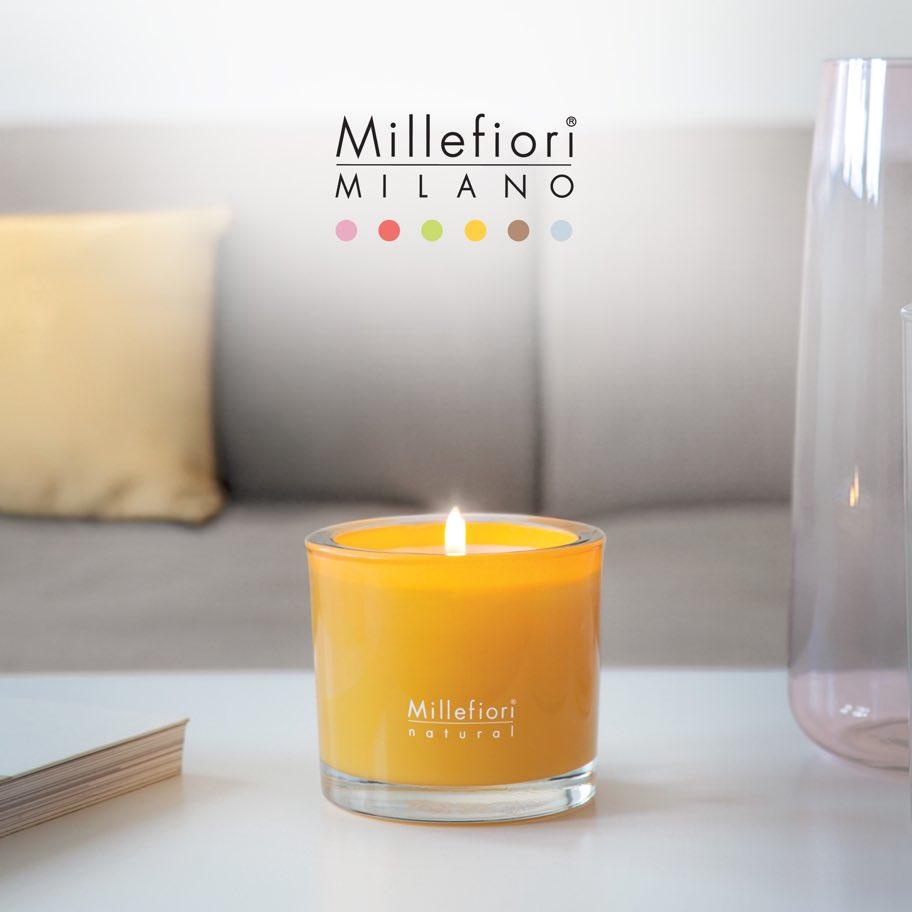 VONNÉ SVÍČKY NATURAL Elegantní, v Itálii vyráběné, vonné svíčky Millefiori Natural nabízejí 18 vůní.