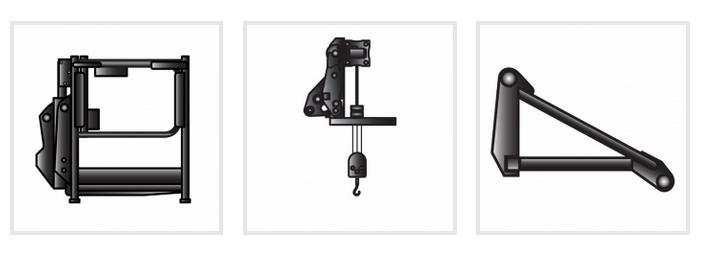 Obrázek 35: Teleskopický manipulátor Bobcat TL 3465 HF - dosah Obrázek 36: Teleskopický manipulátor Bobcat TL 3465 HF - p íslušenství