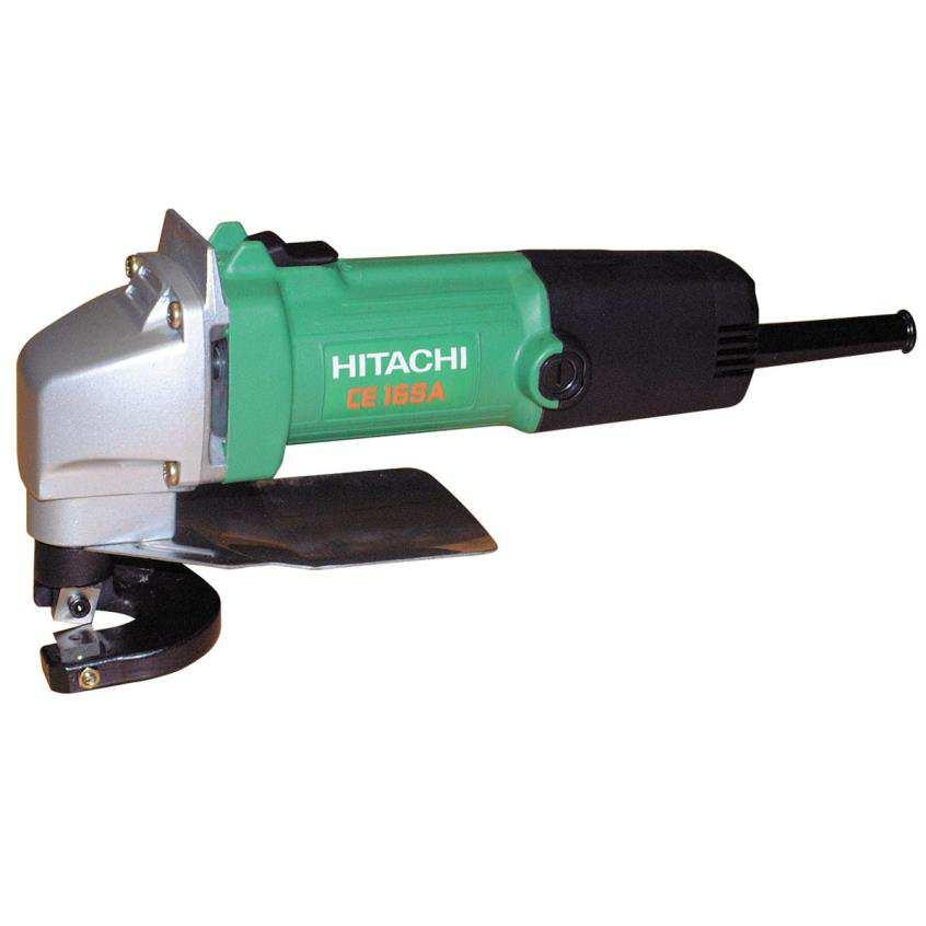 Max. průměr nýtu: Upev ovací síla: Hmotnost: 5 mm 10 kn 2,0 kg 6.3.28 Elektrické n žky na plech Hitachi CE16SA Elektrické nůžky na plech se využijí během úprav klempířských prvků.