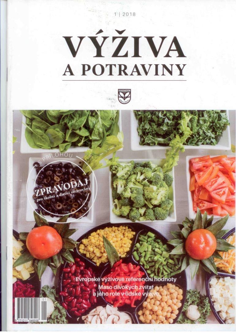 ČASOPIS, PUBLIKACE Referenční hodnoty pro příjem živin 1.vydání 2011, v přípravě 2.