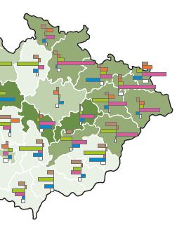 6. ÚLOHA Typologie úmrtnosti Zhodnoťte prostorovou diferenciaci současných českých okresů v kontextu úmrtnosti a její struktury podle příčin prostřednictvím typologie použité na mapovém listu 5.3.