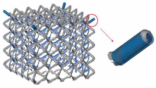 (BCC) vyrobeného s nalezenými parametry Vliv LS, LP a tloušťky vrstvy Rozměrová přesnost, porozita