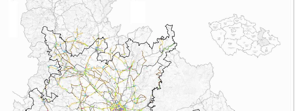 Mapa 6 Plán rozvoje cyklodopravy v ITI Olomoucké aglomerace Zdroj: Vyhledávací studie cyklistických komunikací na území Olomouckého kraje, 2015 Cyklotrasy vedené přes území MAS nejsou obyvateli pro