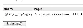 Stažení návodu k obsluze Návod k obsluze, který