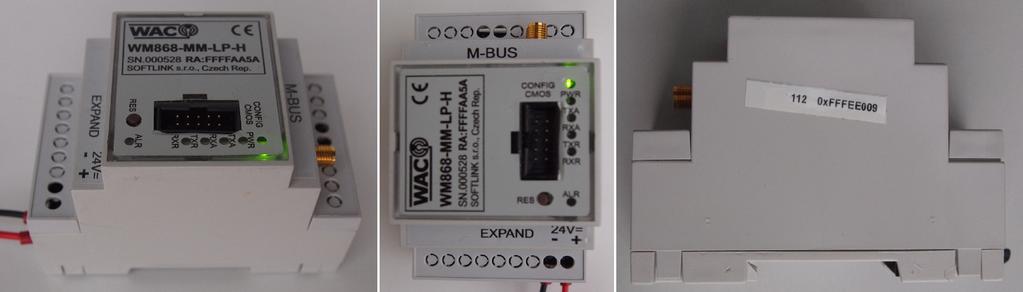Jak je zřejmé z obrázku, modul WM868-MM-LP-H je vždy Masterem vzdáleného segmentu sběrnice a zajišt uje komunikaci mezi svým segmentem sbernice M-Bus a hlavním segmentem virtuální sběrnice WACO.