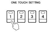 Ukládání vlastních OTS Můžete si vytvořit vlastní One Touch nastavení a ta uložit. Nově vytvořená nastavení lze uložit do adresáře User jako Styl a vyvolat je jako OTS jako součást stylu. 1.