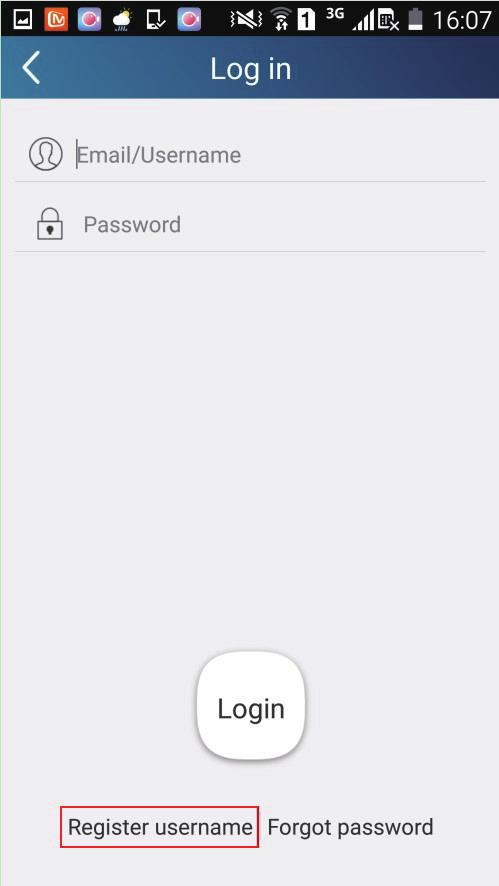 Vstupte na stránku zapomenutého hesla pomocí volby "Forgot password".