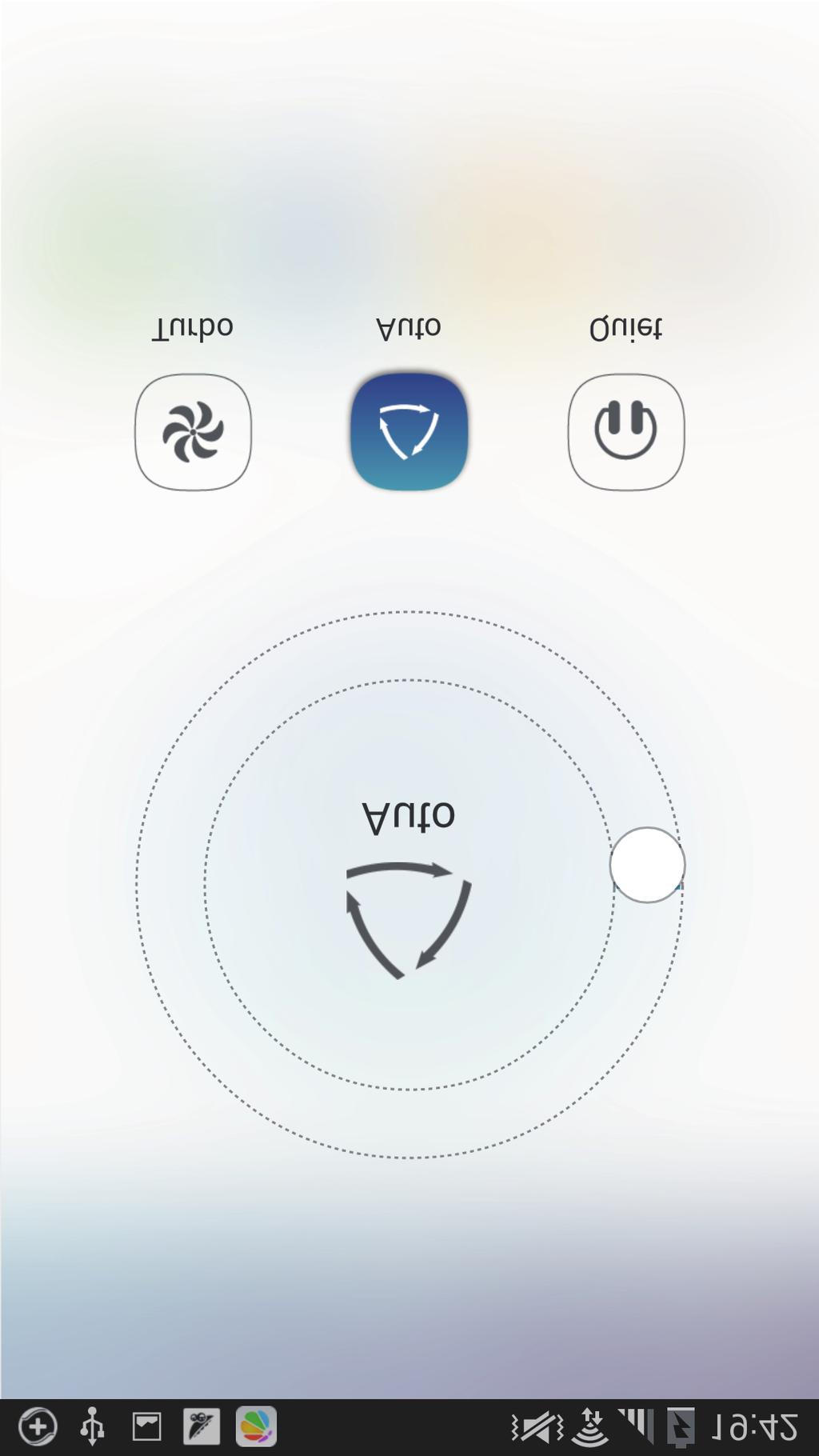 Ovládání Smart Control (Smart Phone, Tablet PC) Stiskněte "babyroom" a vstupte do stránky ovládání klimatizace. Stiskněte k zahájení ovládání.