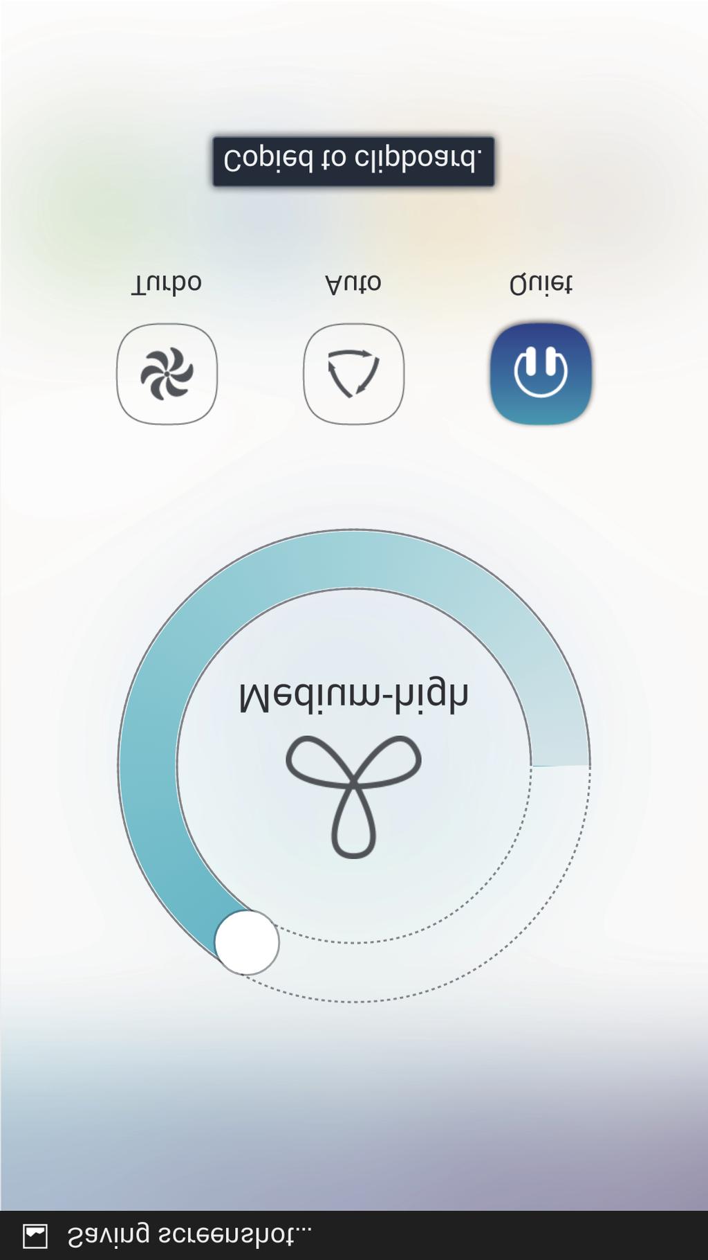 Lze nastavit výměnu vzduchu "Air", vysušování "Dry", zdravotní funkci "Health", osvětlení "Light", režim spánku "Sleep" nebo úsporný režim "Energy saving".