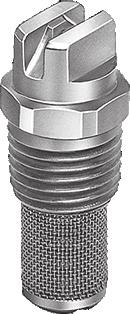 3/4" NPT nebo BSPT (vnější) U Méně než 3,8 l/min při tlaku 2,8 baru 1/8" až 1/4" NPT nebo BSPT (vnější) Integrovaný filtr